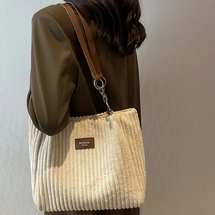 Iris™ | Chic Corduroy Shoulder Bag