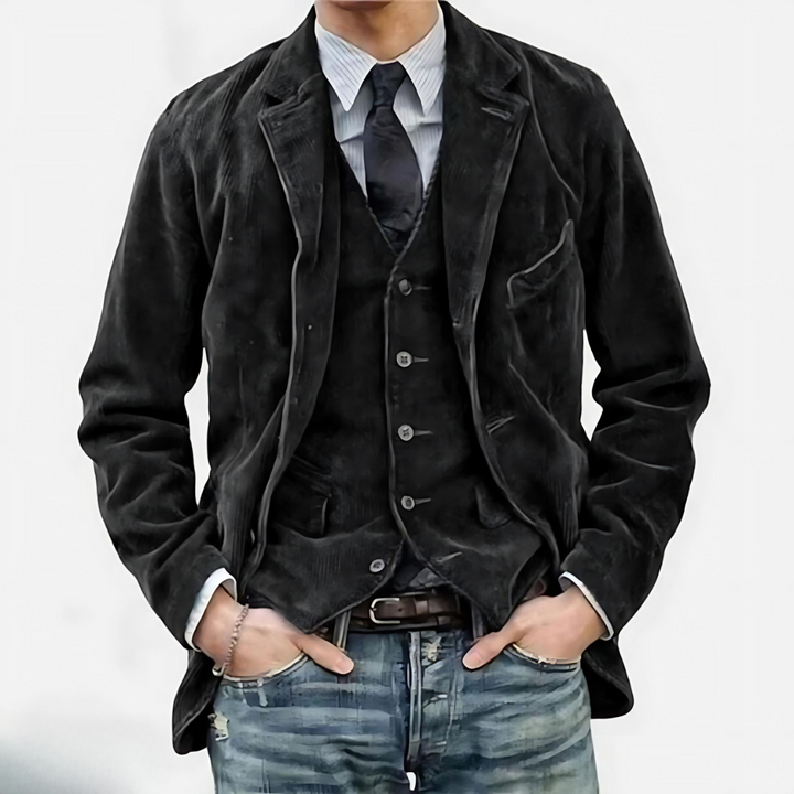 Jack™ | Vintage Corduroy Blazer and Vest Combo