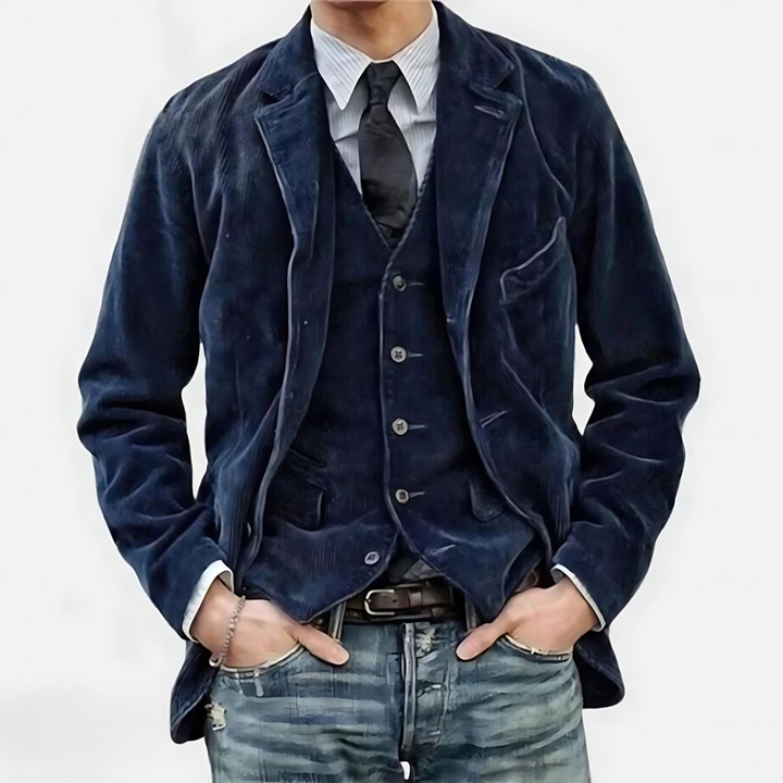 Jack™ | Vintage Corduroy Blazer and Vest Combo