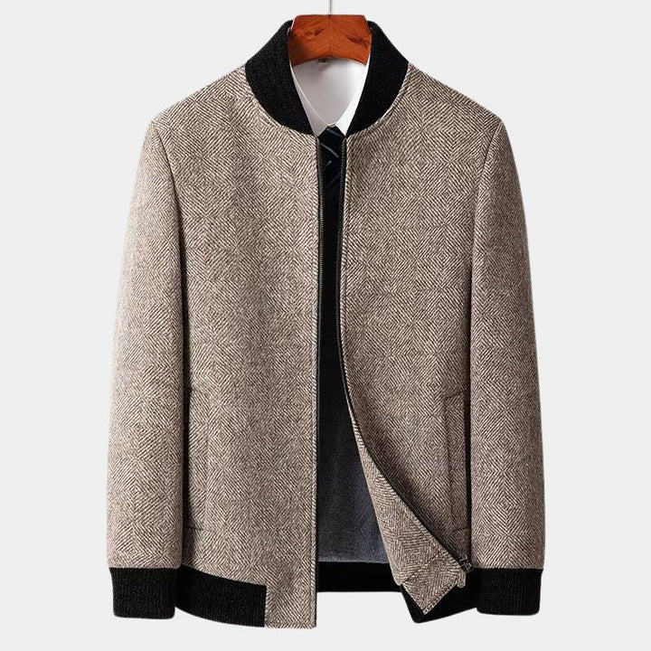 Harrison™ | Classic Wool-Blend Bomber Jacket