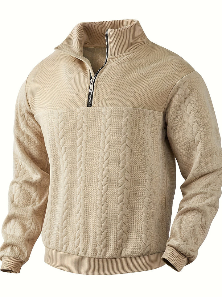 Caleb™ | Luxe Knit Quarter-Zip Sweater