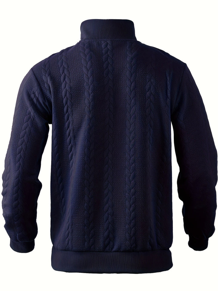 Caleb™ | Luxe Knit Quarter-Zip Sweater