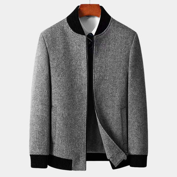 Harrison™ | Classic Wool-Blend Bomber Jacket