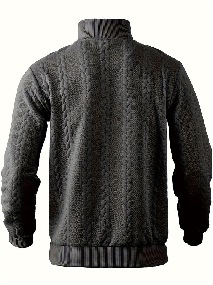 Caleb™ | Luxe Knit Quarter-Zip Sweater
