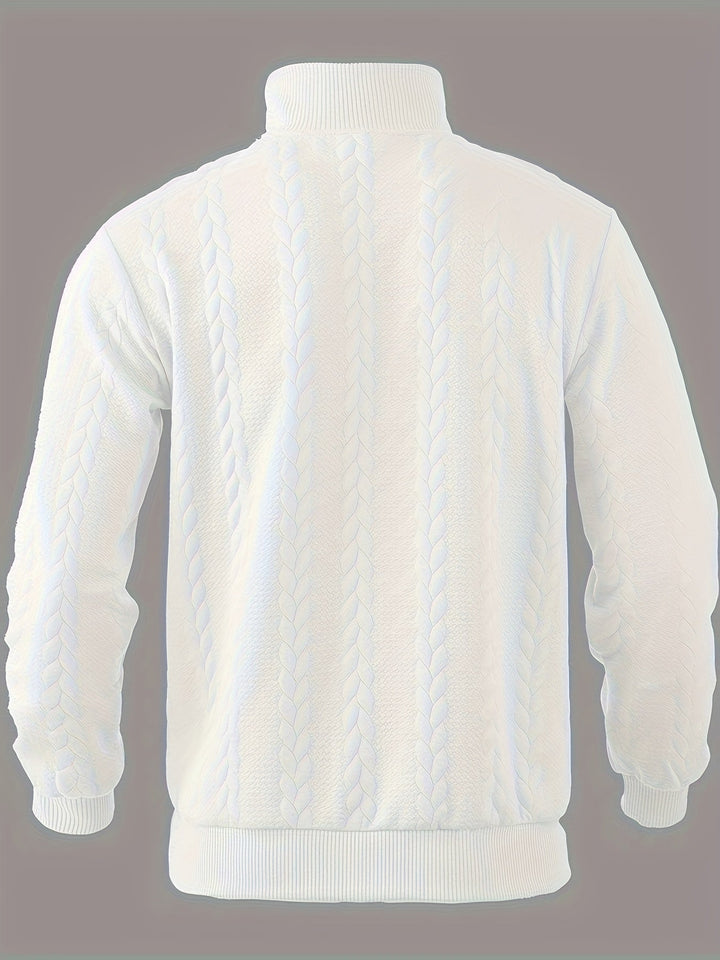 Caleb™ | Luxe Knit Quarter-Zip Sweater