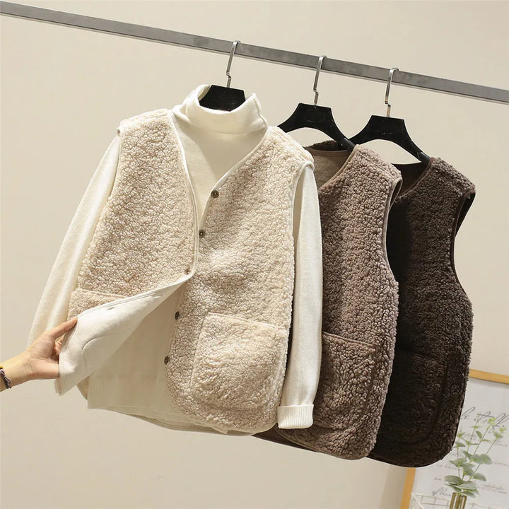 Harper™ | Cozy Sherpa Vest