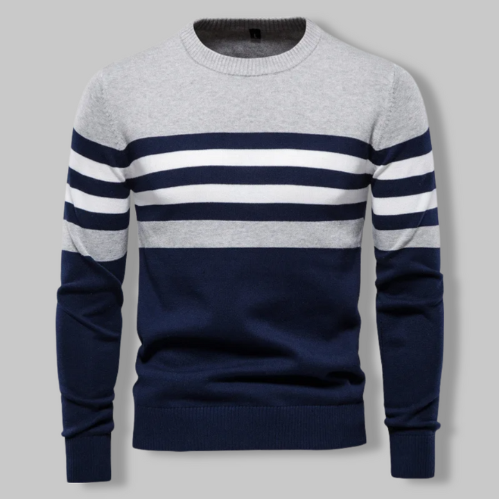 Oliver™ | Classic Striped Crewneck Sweater