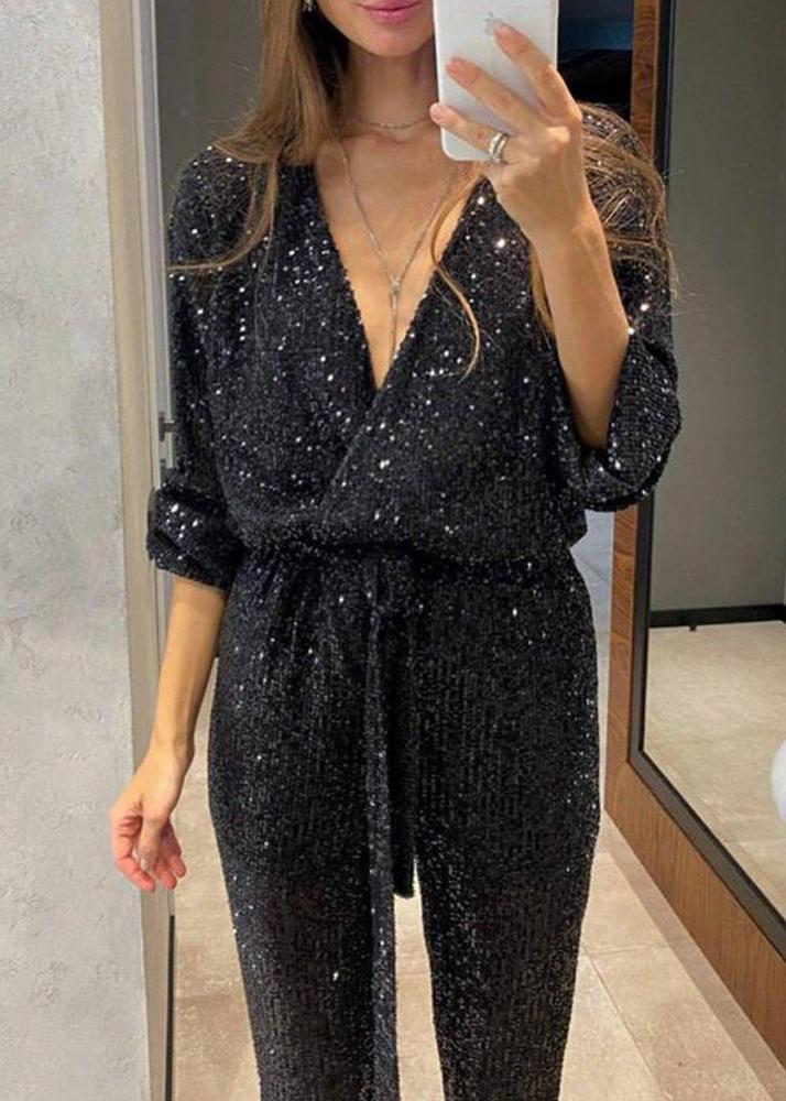 Zara™ | Glamorous Sequin Jumpsuit