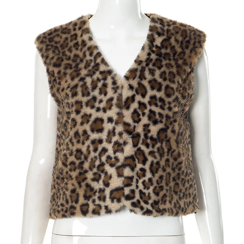 Leopard Luxe™ | Faux Fur Vest
