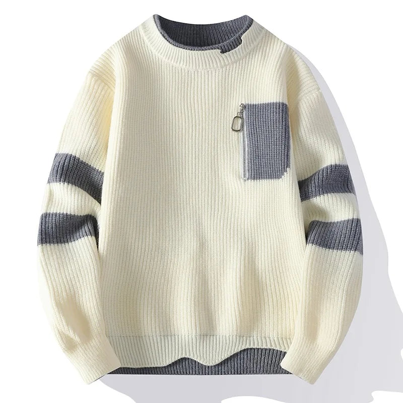 August™ | Modern Stripe Knit Sweater