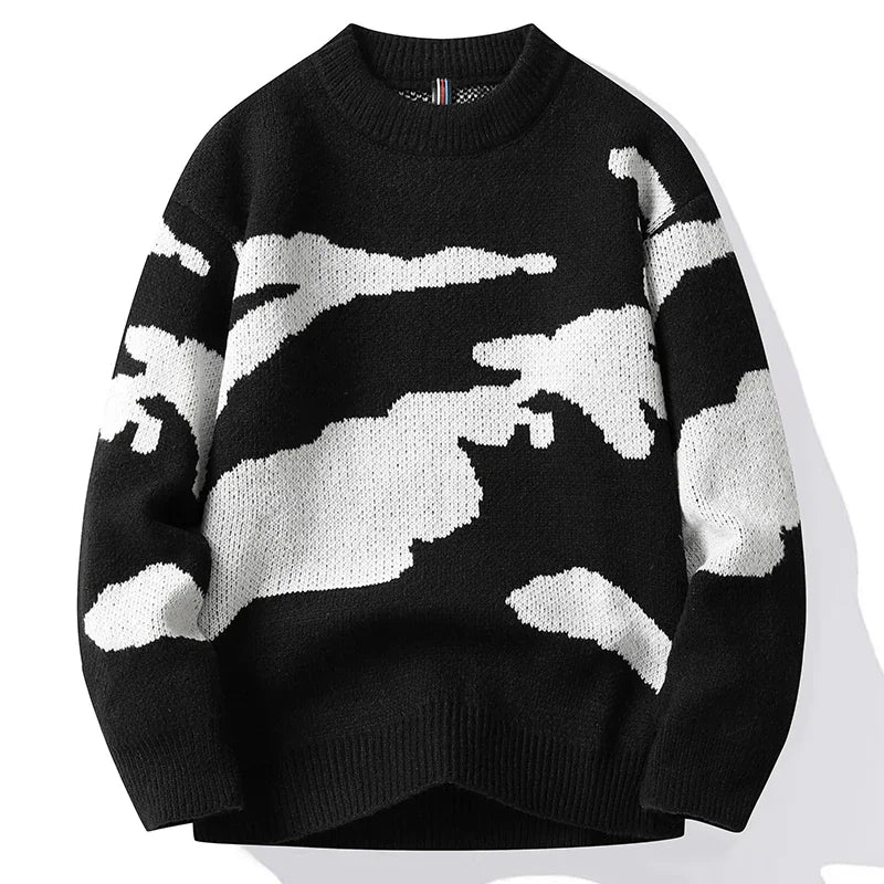 Bayard™ | Modern Camouflage Knit Sweater