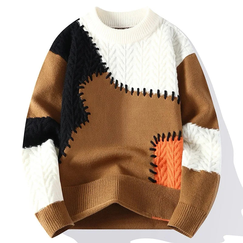 Killian™ | Patchwork Knit Sweater