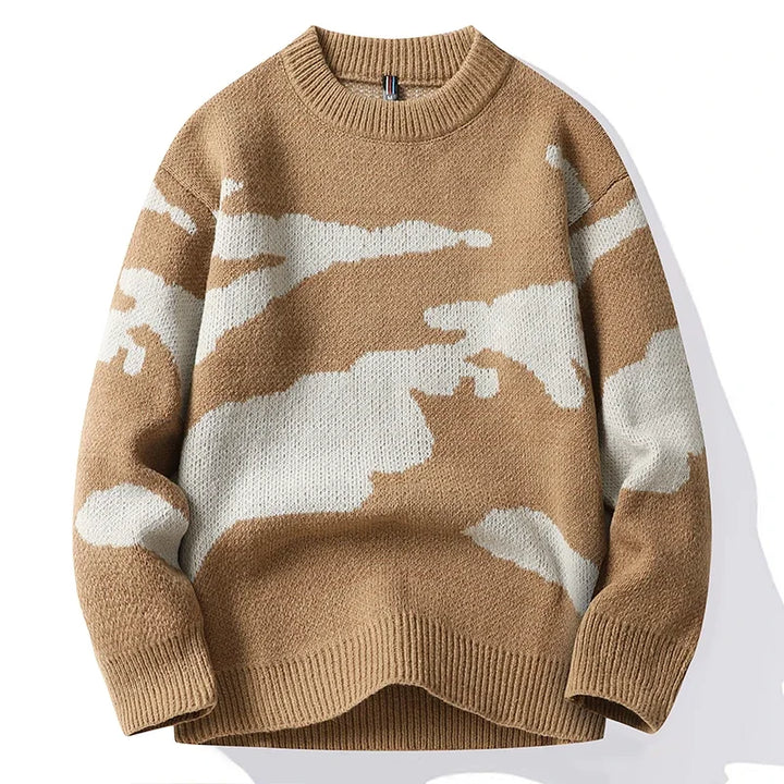 Bayard™ | Modern Camouflage Knit Sweater
