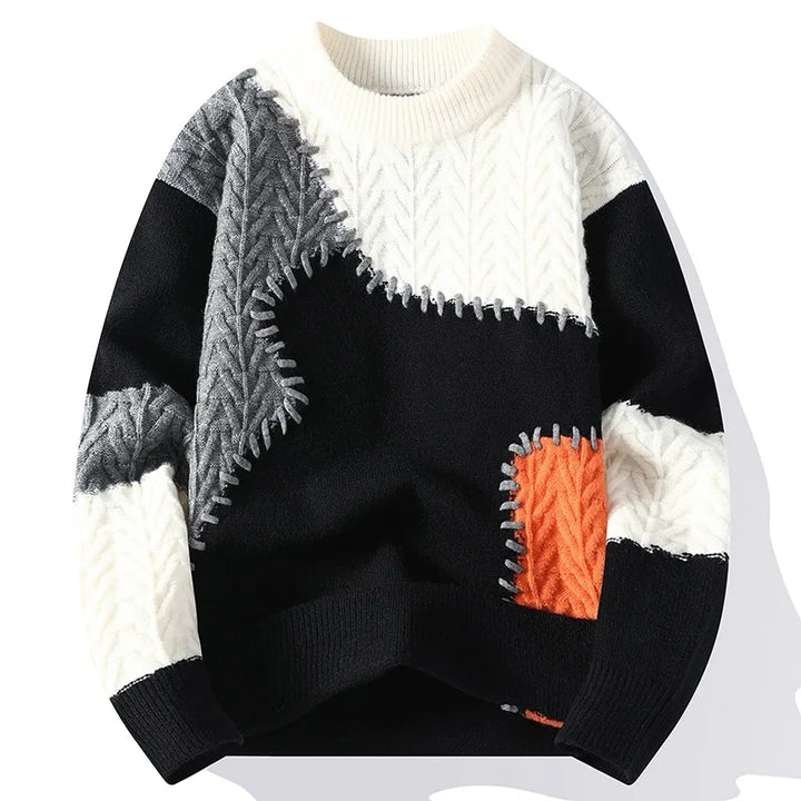 Killian™ | Patchwork Knit Sweater