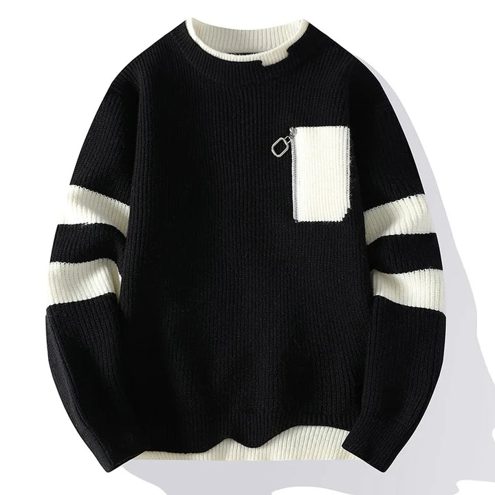 August™ | Modern Stripe Knit Sweater