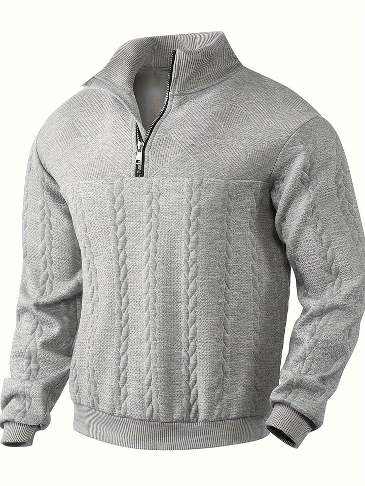 Caleb™ | Luxe Knit Quarter-Zip Sweater
