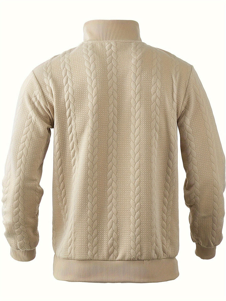 Caleb™ | Luxe Knit Quarter-Zip Sweater