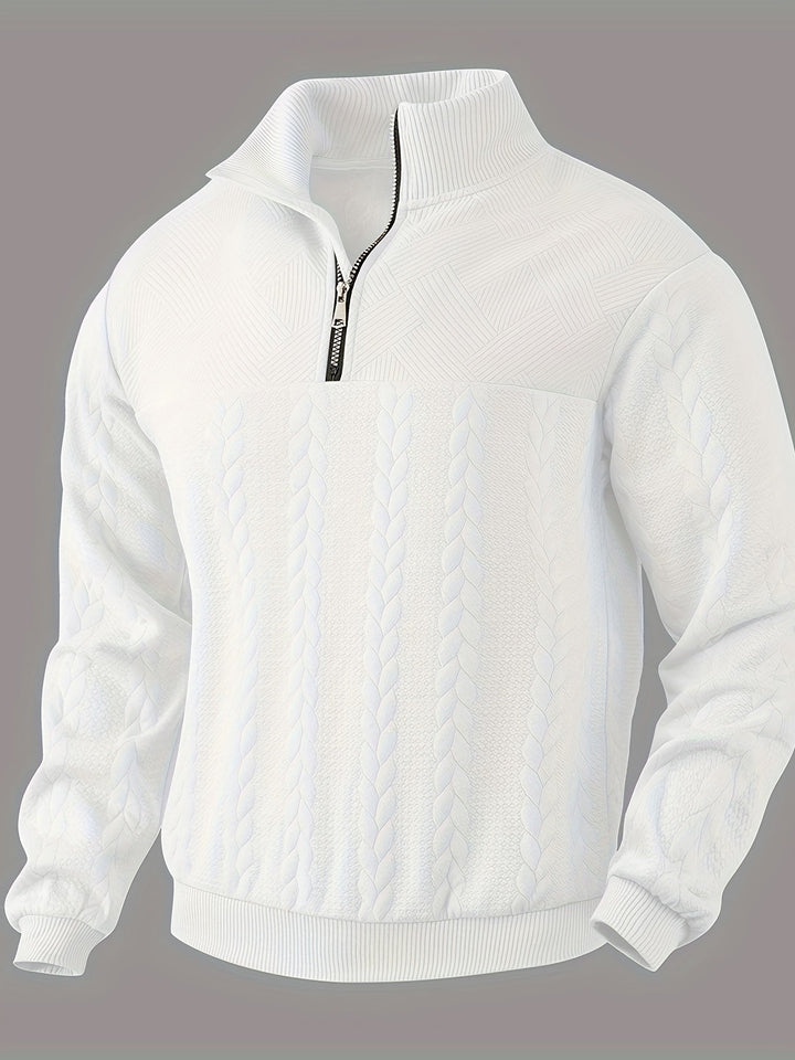 Caleb™ | Luxe Knit Quarter-Zip Sweater
