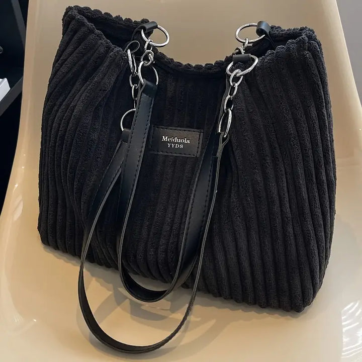 Iris™ | Chic Corduroy Shoulder Bag