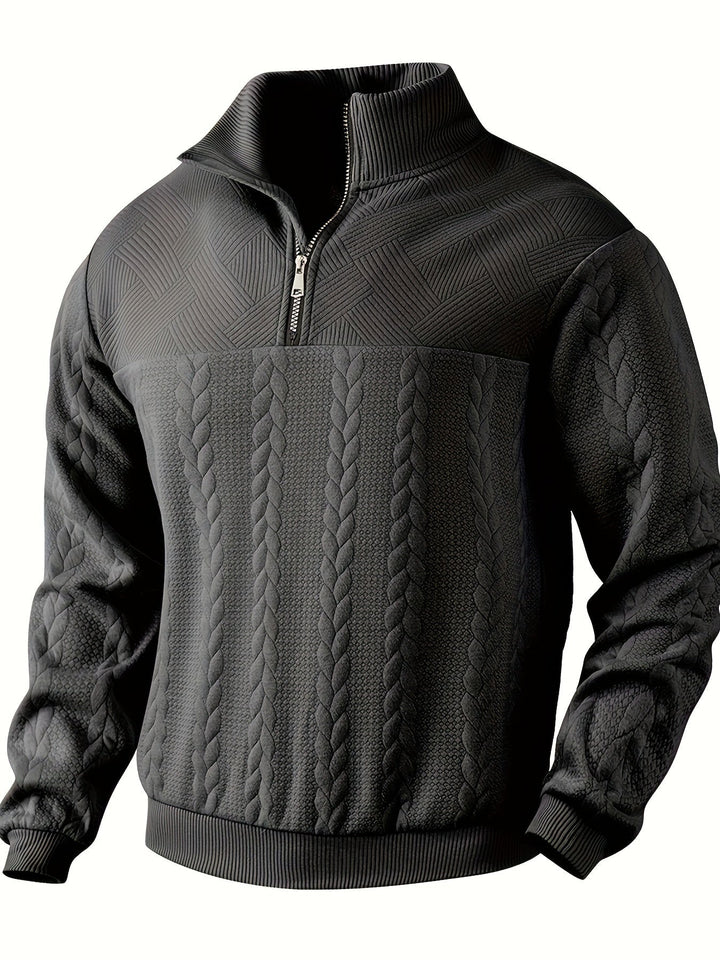 Caleb™ | Luxe Knit Quarter-Zip Sweater