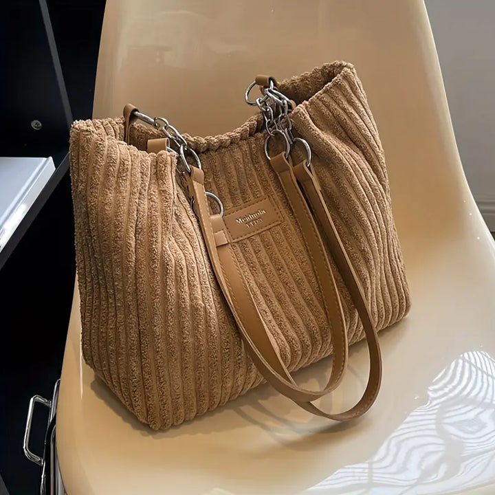 Iris™ | Chic Corduroy Shoulder Bag