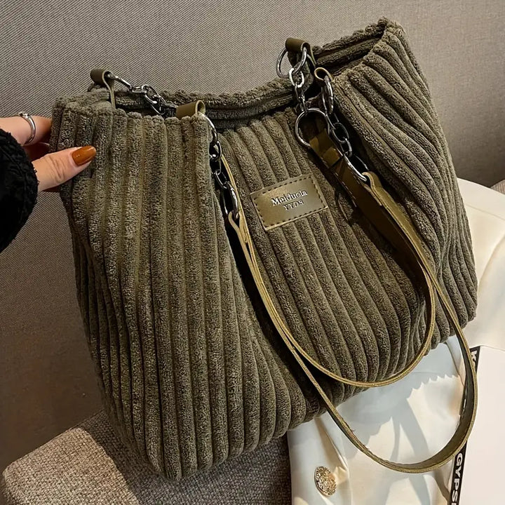 Iris™ | Chic Corduroy Shoulder Bag
