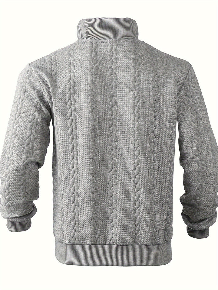 Caleb™ | Luxe Knit Quarter-Zip Sweater
